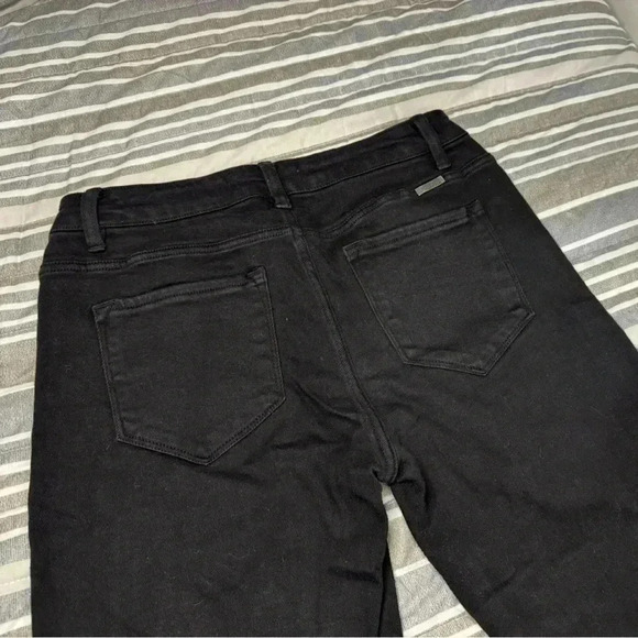 KanCan Black Jeans with holes. Button fly. - Picture 5 of 10
